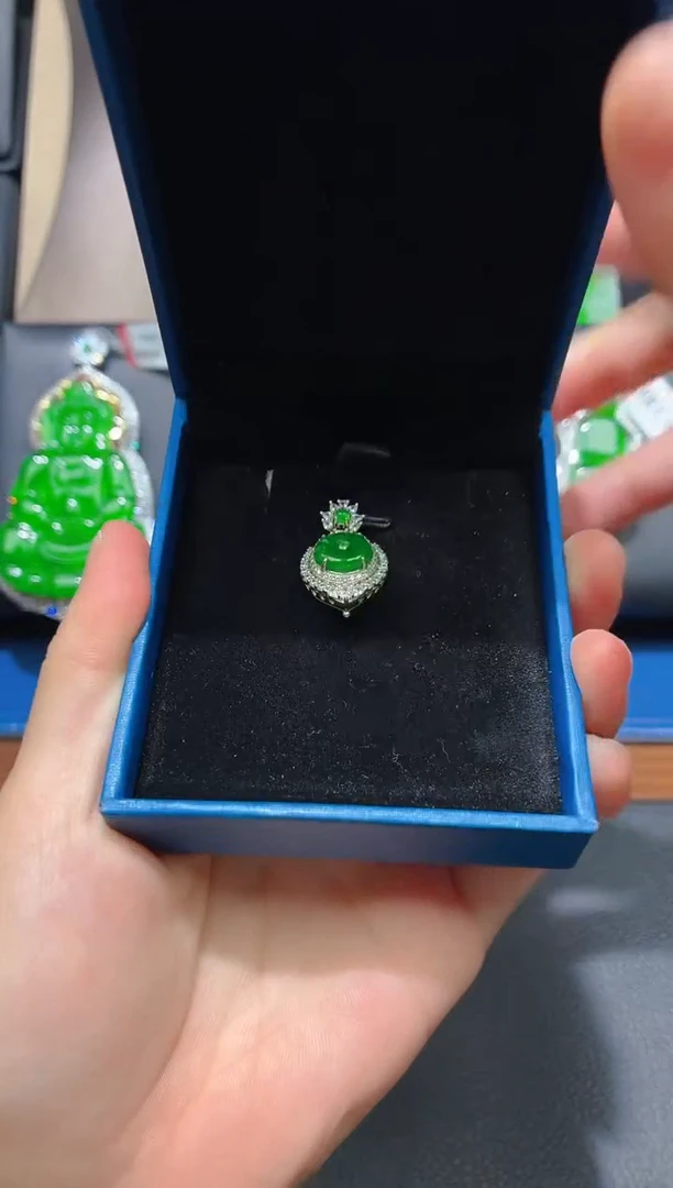 翡翠未镶嵌颈饰天然B01