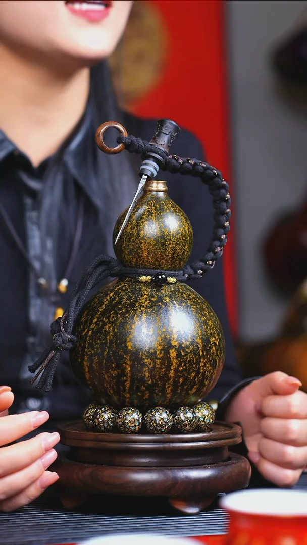 【闪购商品】JL016过年礼臻选大漆酒葫芦