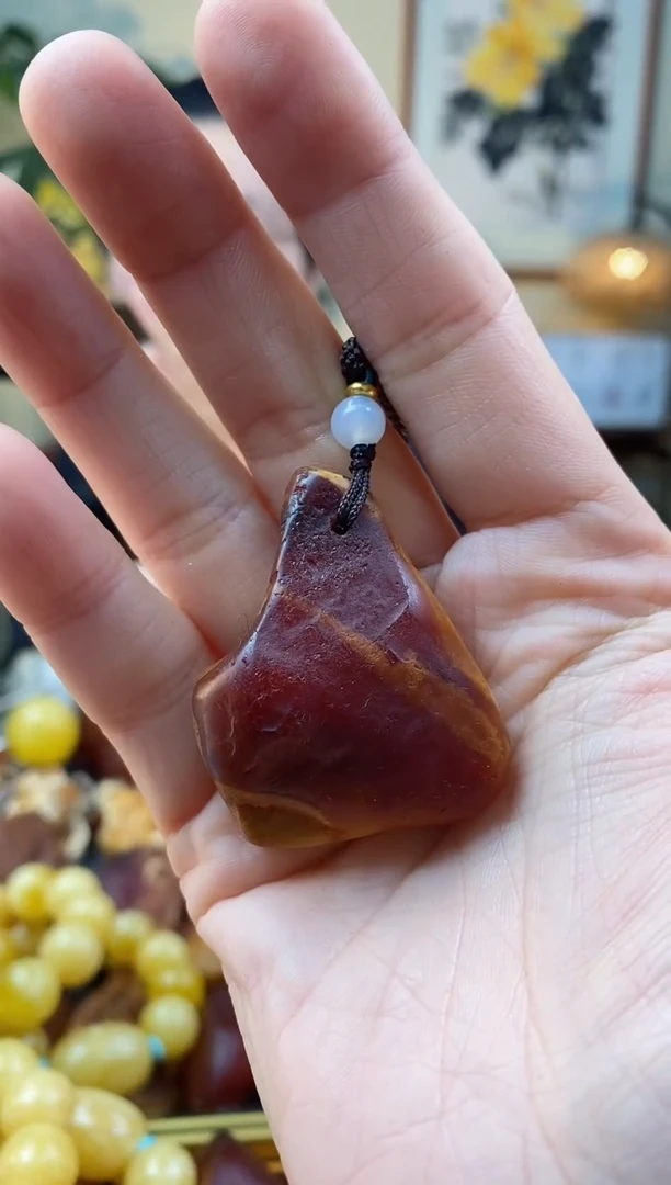 【闪购商品】琥珀颈饰未镶嵌吊坠