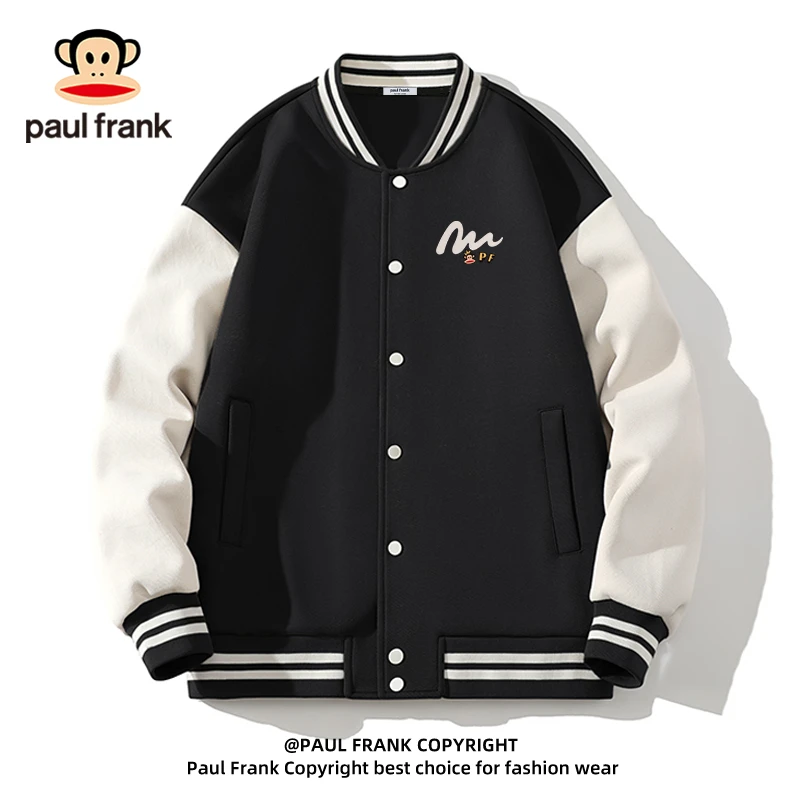 PaulFrank/大嘴猴棒球服外套男2025春季飞行员夹克美式潮流男装x