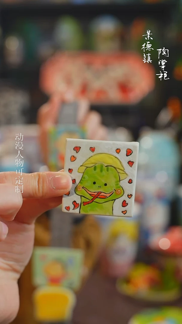 景德镇高温釉下彩原创手绘陶瓷