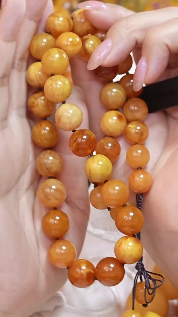 蜜蜡颈饰未镶嵌6631天然蜜蜡珠宝奇石云端妖孽全部保真