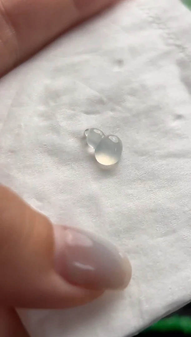 定制翡翠未镶嵌白冰葫芦180