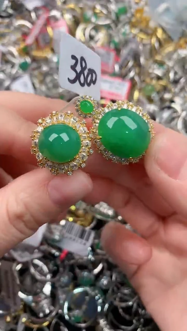 银S925镶嵌戒指翡翠777                 4