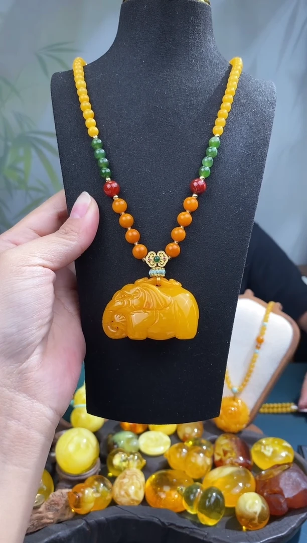 裸石琥珀未镶嵌基地发货 一物一证 顺丰包邮