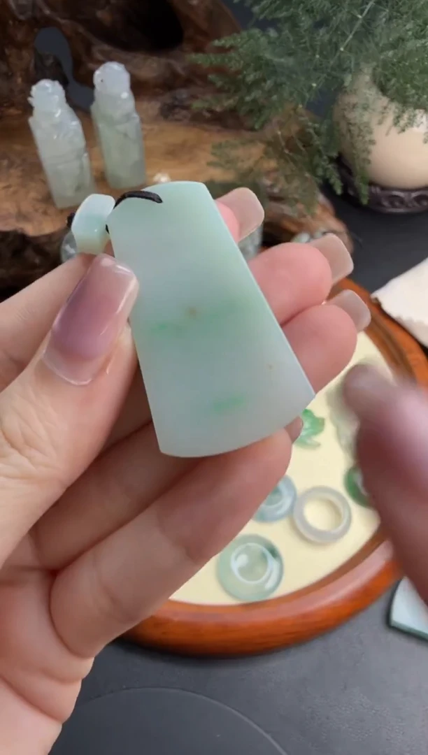吊坠(不含链)未镶嵌翡翠翡翠饰品-95