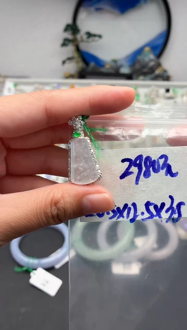 未镶嵌定制翡翠毛货需精细抛光+发货拍一发一
