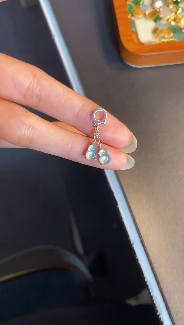 吊坠(不含链)银S925镶嵌翡翠1