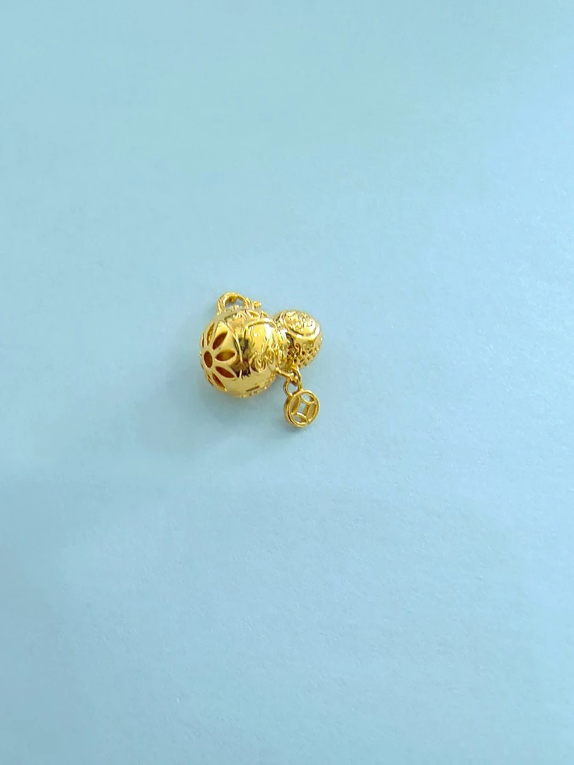 （七夕专属）经典福字葫芦金钱挂坠配饰DIY