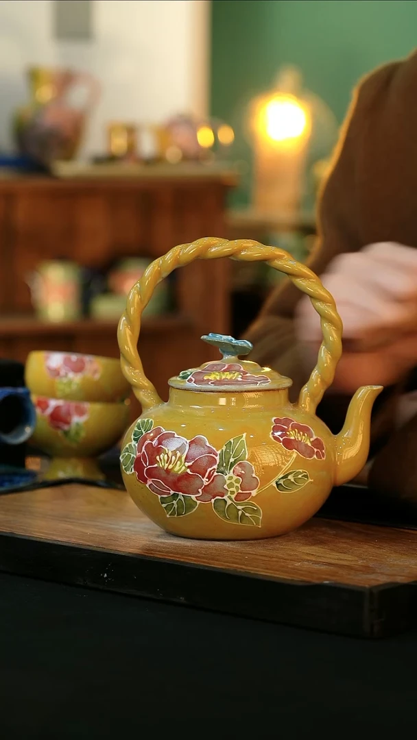 【闪购商品】杯手绘心瓷陶瓷浮力