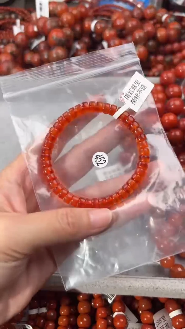 南红玛瑙手串未镶嵌7