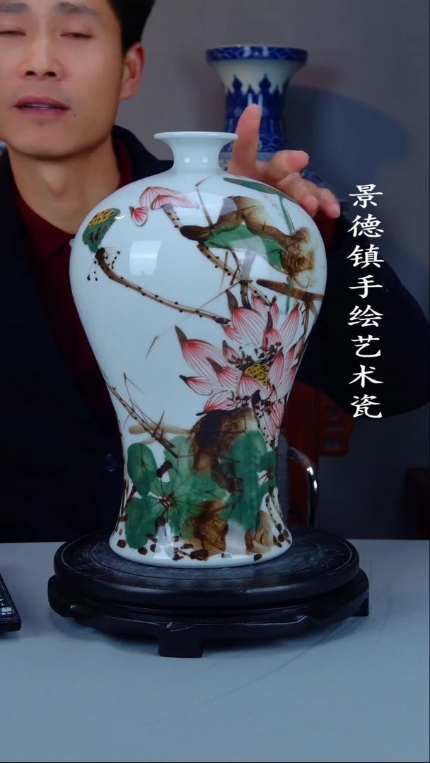 摆件景德镇手工手绘陶瓷17