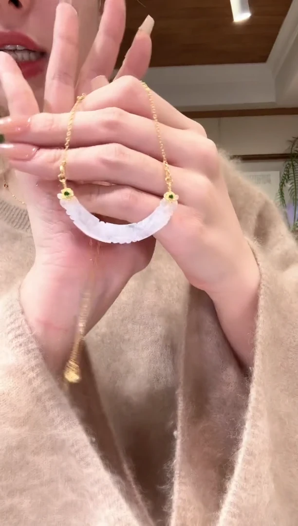 【闪购商品】翡翠颈饰未镶嵌国风