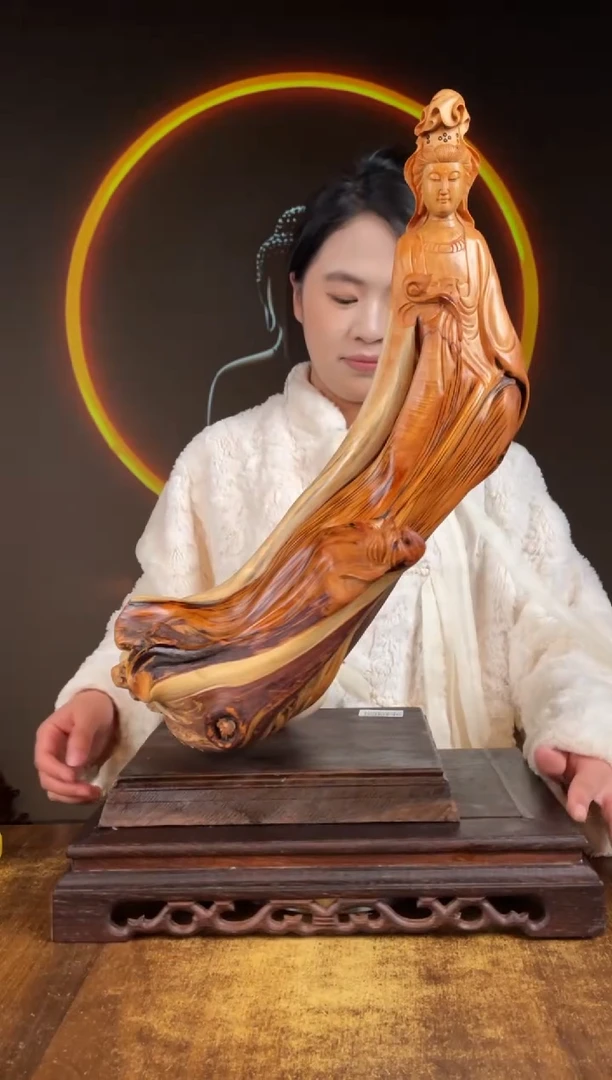 柏木（崖柏）手工摆件,先抢先得! 编号:134