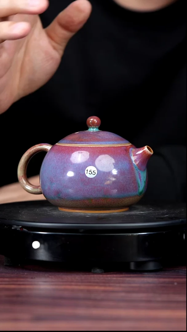 杯子瓷155#李盼龙一级品原矿钧瓷西施壶