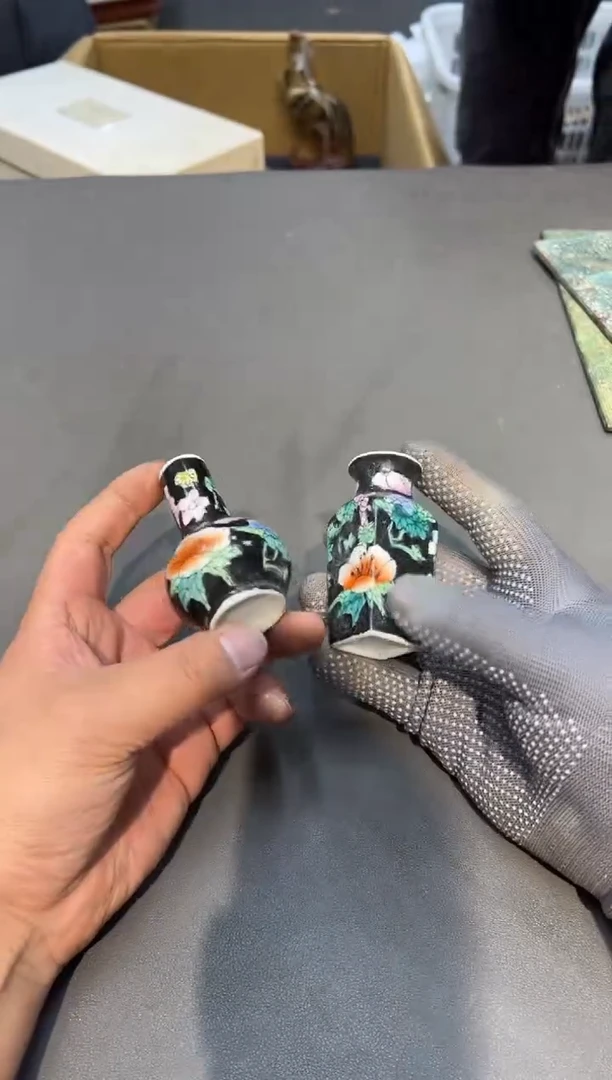 陶瓷小*工艺品小四孤品收藏