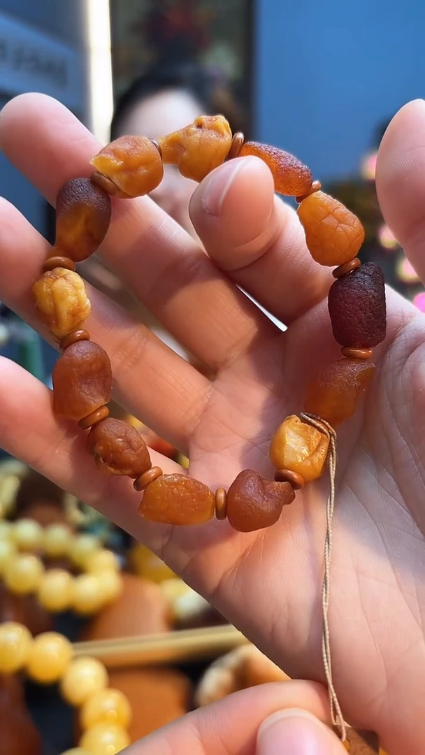 手链琥珀未镶嵌手串