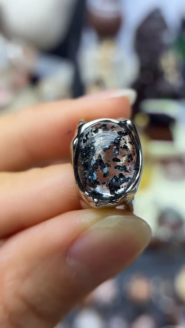 银S925镶嵌珠宝半成品水晶水晶水晶