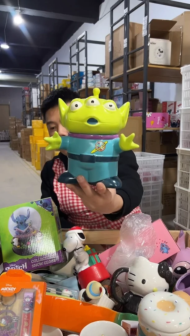 【闪购商品】杯陶瓷三眼仔全身罐