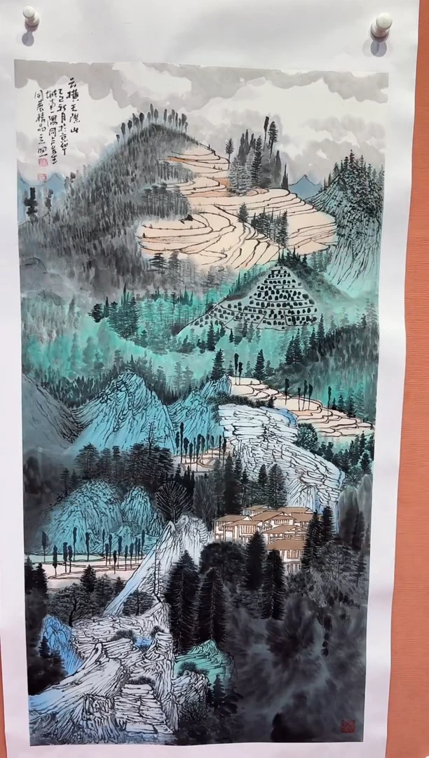 国画师立照老师国画作品