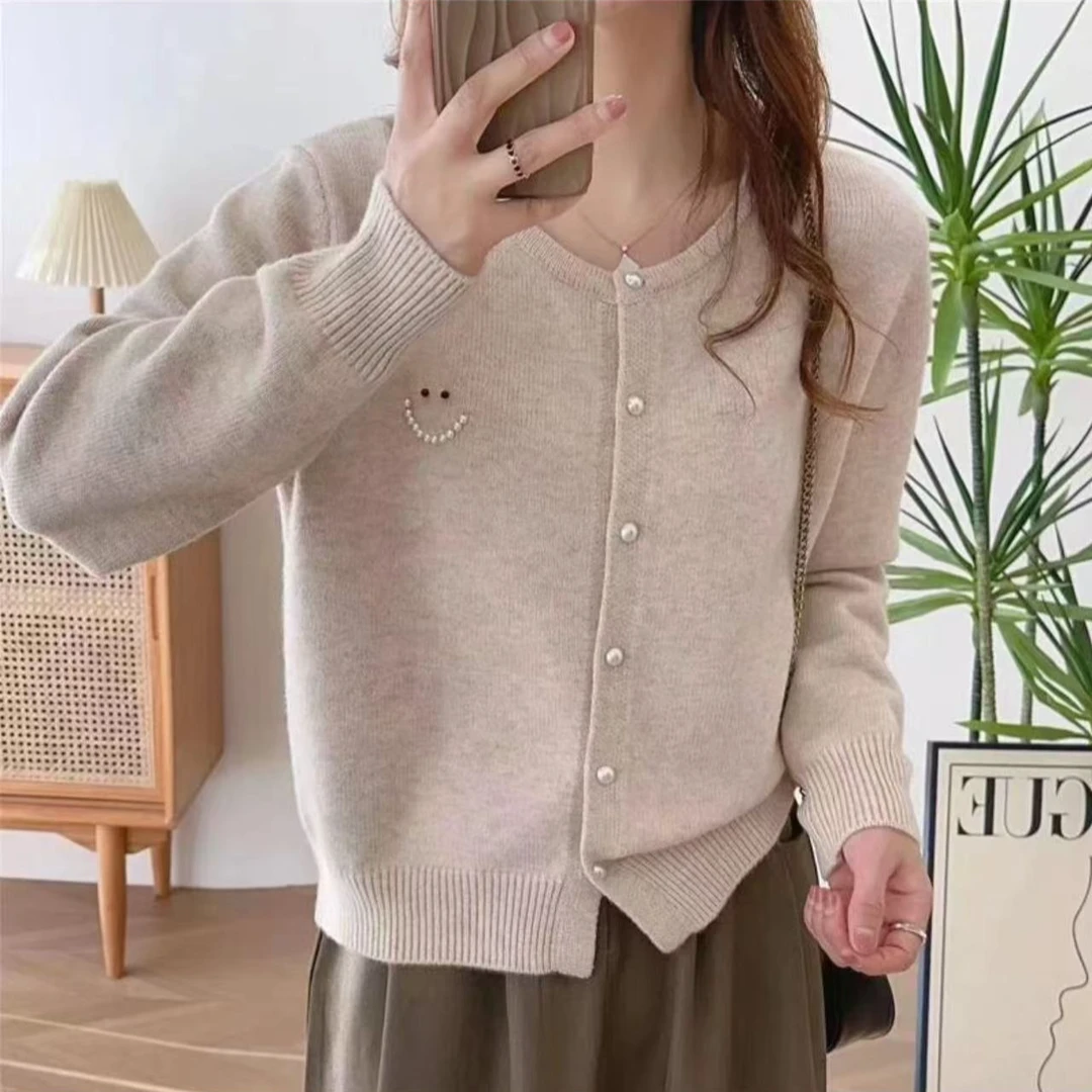 231#新款小香风长袖针织衫上衣开衫35