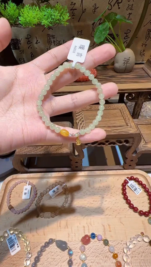 未镶嵌手串和田玉手饰@@