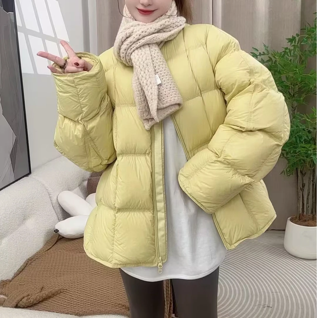 2024-冬季新韩版百搭棉衣外套女新款短款棉服云朵泡芙洋气时尚