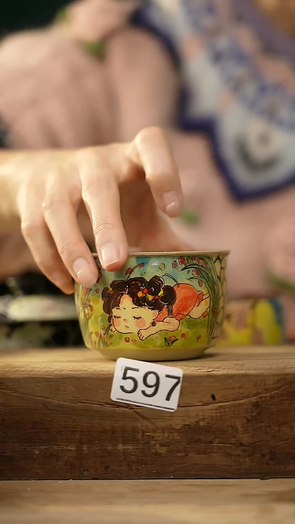 【闪购商品】瓷片新品！设计师手作款柴烧动物系列 迷糊