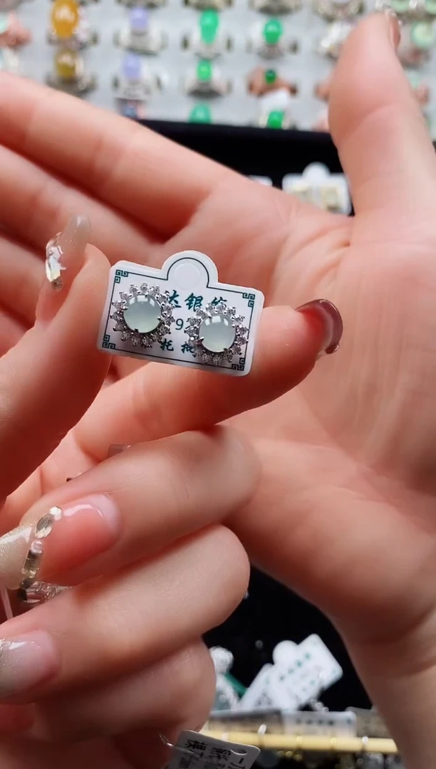 【闪购商品】翡翠戒指银S925镶嵌盘主女戒专场