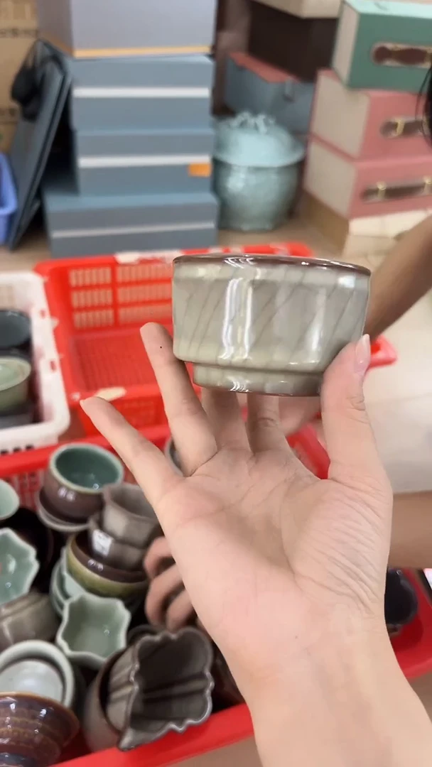 龙泉云间青瓷小米茶器