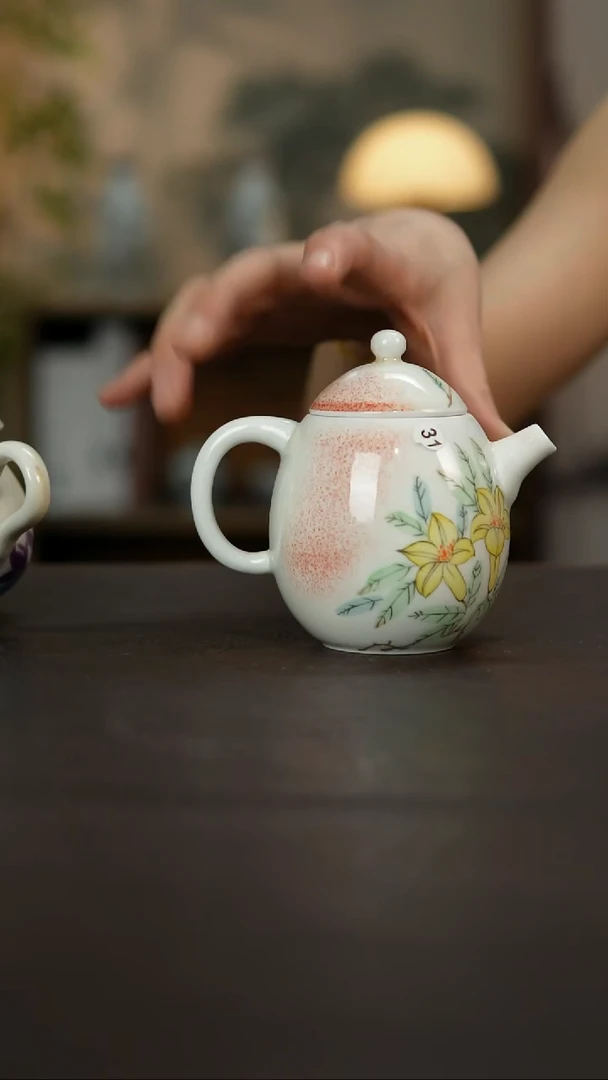 杯景德镇陶瓷杯碗柴烧多人