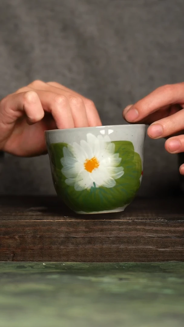 【闪购商品】杯青诗手工手绘瓷器