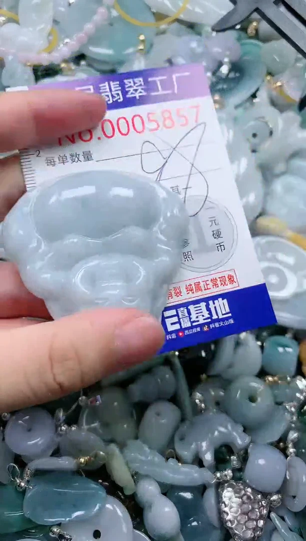 翡翠未镶嵌吊坠(不含链)5857