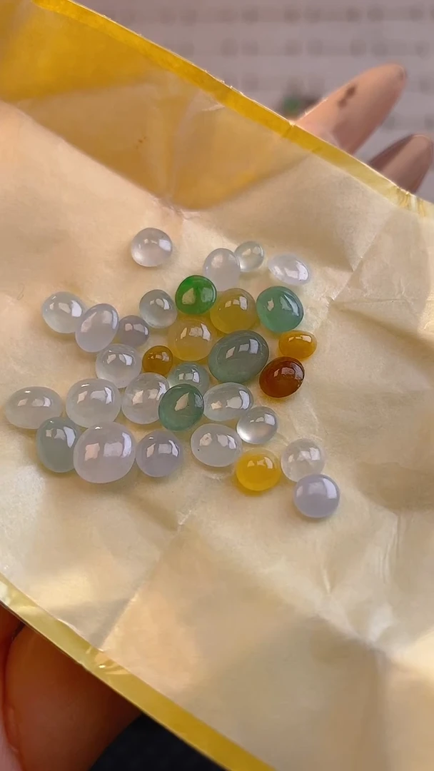 【闪购商品】翡翠耳饰未镶嵌天然A货翡翠98