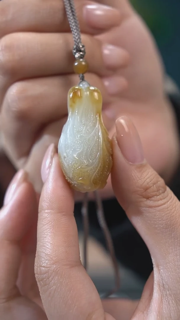 【闪购商品】和田玉吊坠(不含链)未镶嵌白菜