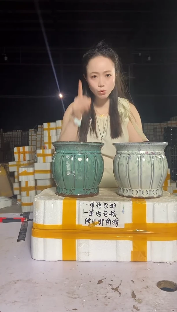 宜兴紫砂粗陶花盆18/19