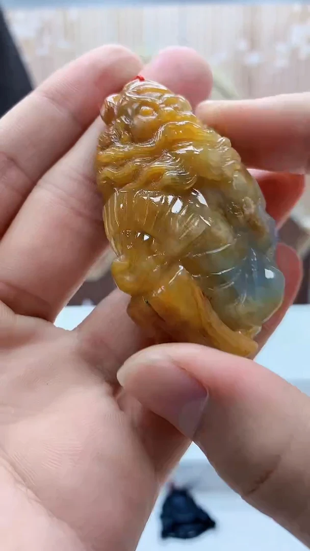 定制翡翠未镶嵌4812bb-毛货挂件69
