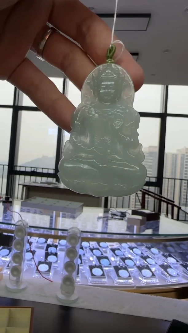 【闪购商品】翡翠颈饰未镶嵌天然翡翠A货孤品一件