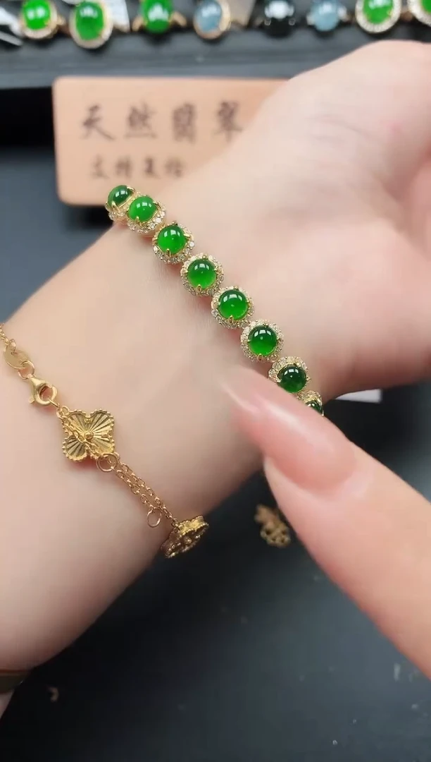 银S925镶嵌戒指翡翠111111