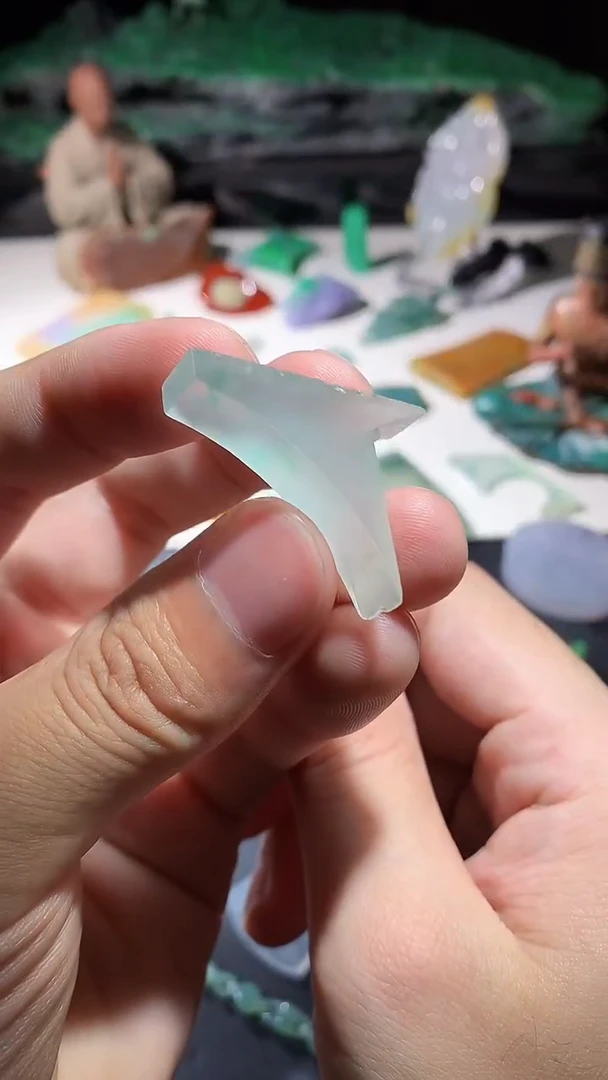 未镶嵌定制翡翠材料26.5-28.0-7.8