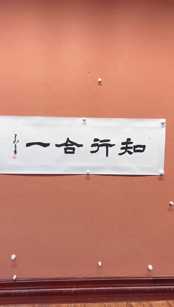 书法代召金老师书法作品-知行合一