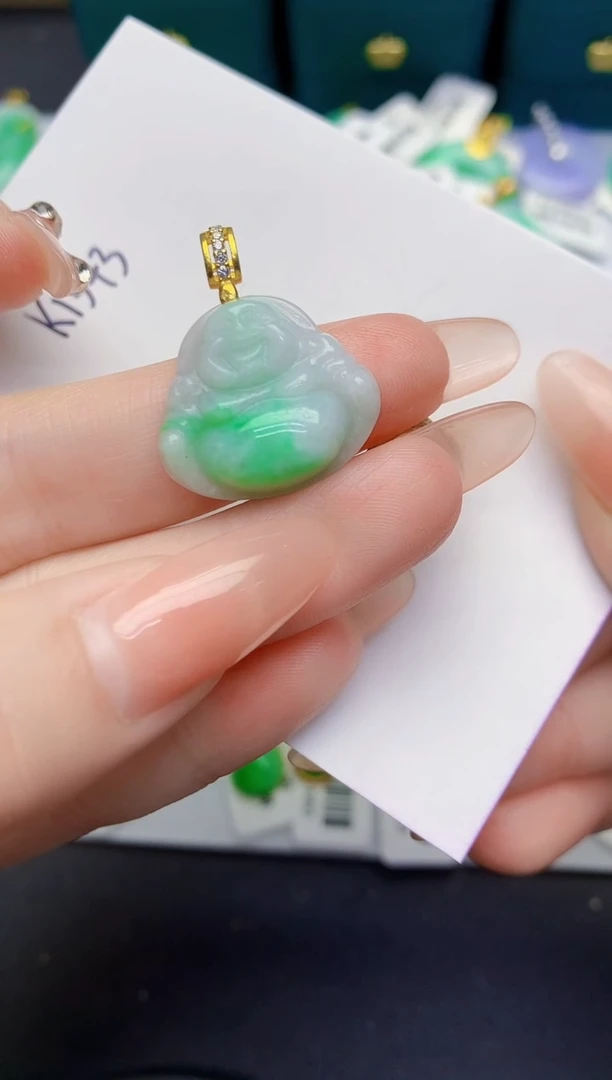 颈饰未镶嵌翡翠缅甸天然翡翠A货