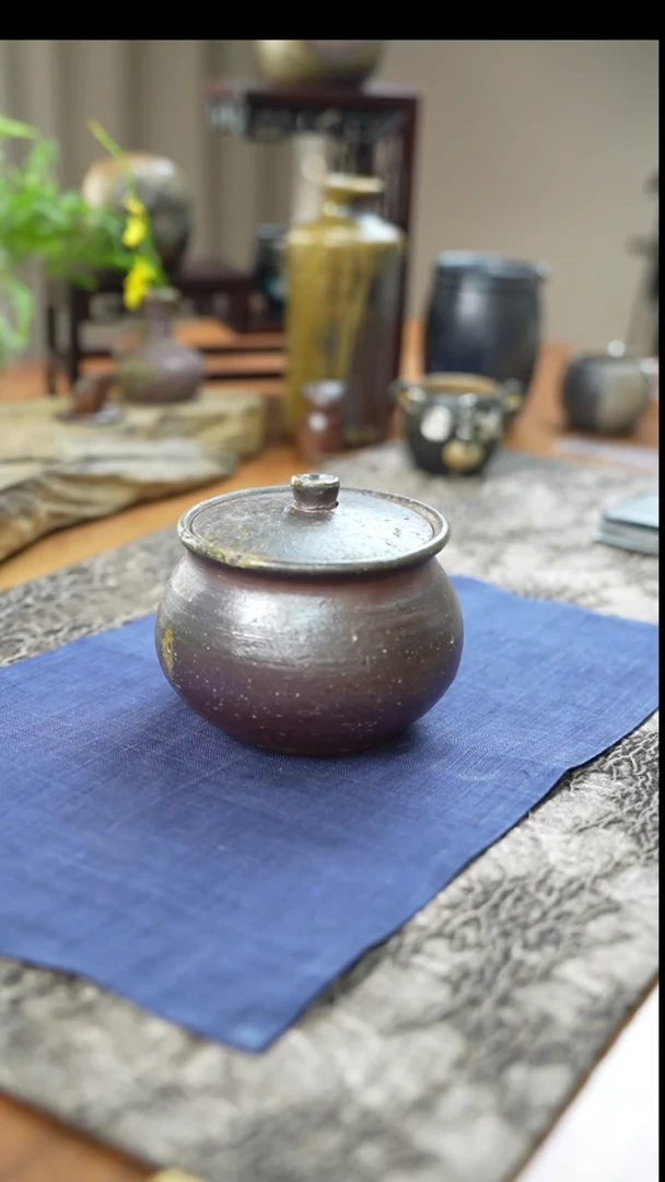柴岗信義山土茶叶罐