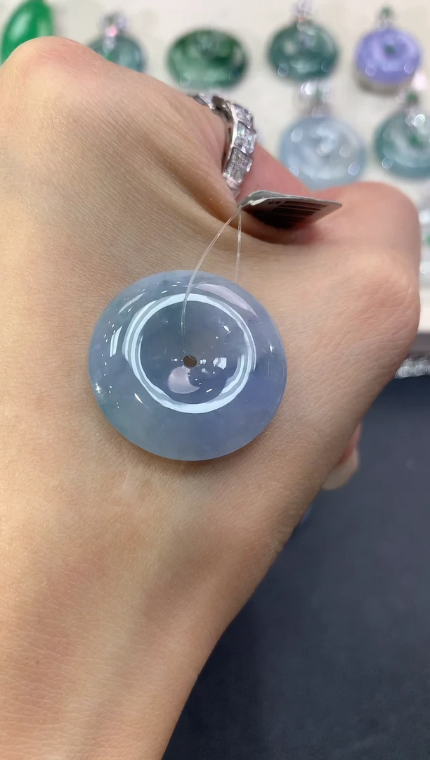 【闪购商品】翡翠吊坠(不含链)未镶嵌a53紫货有色差