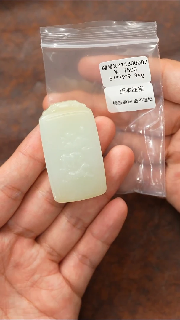颈饰未镶嵌和田玉吊坠  XY