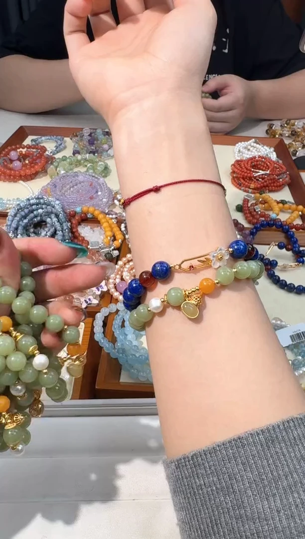 【闪购商品】和田玉手链未镶嵌A013和田玉葫芦提溜设计款