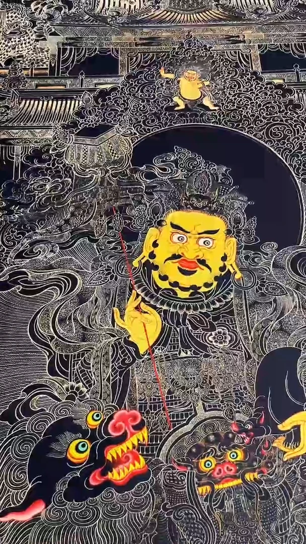 卷轴画手绘唐卡010