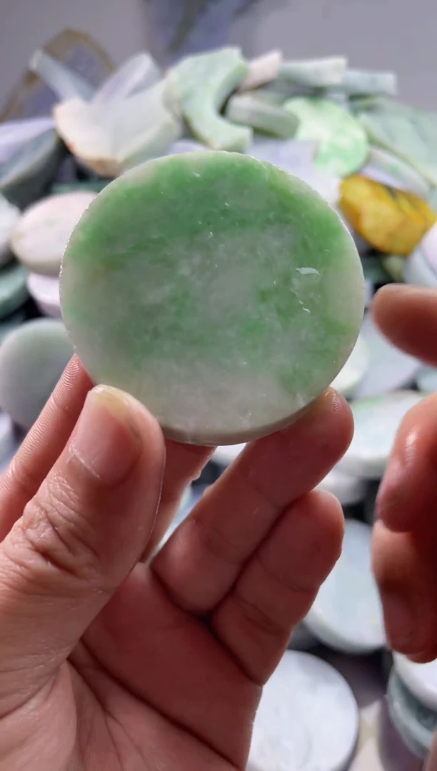 翡翠裸石天然A货翡翠422