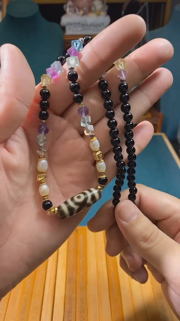 玛瑙/玉髓颈饰未镶嵌C07344多样性发一