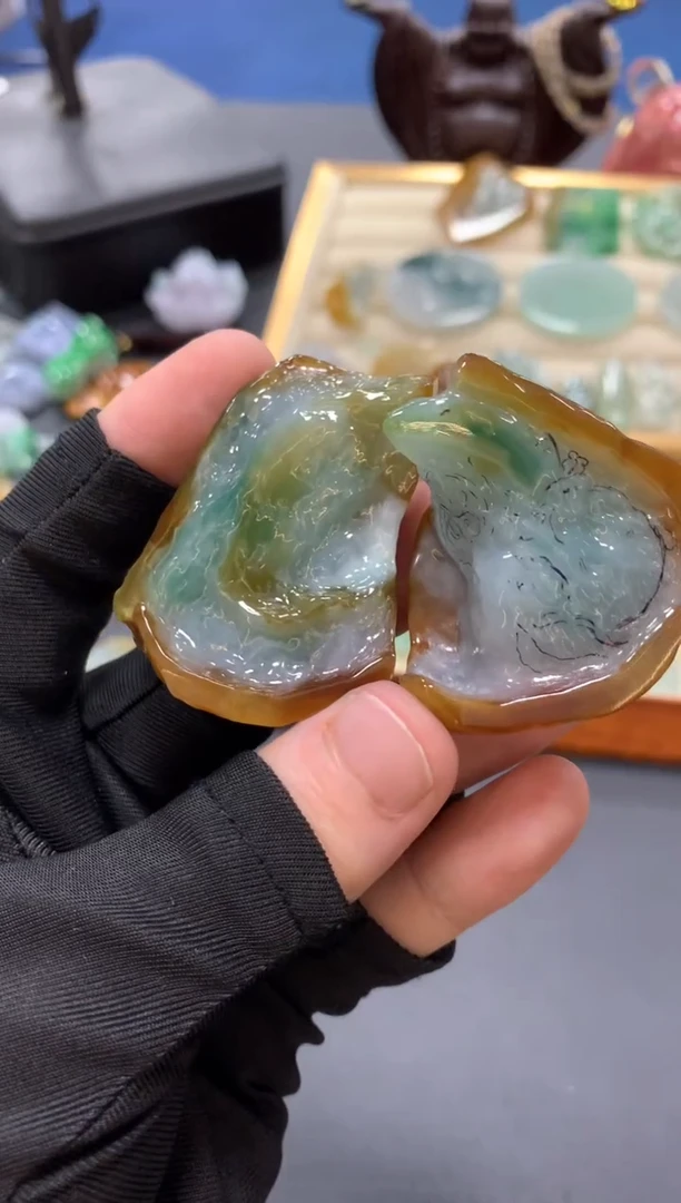 未镶嵌定制翡翠吐***吐天然翡翠裸石（包工）